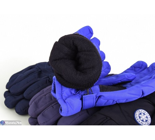Рукавички дитячі на зиму (12 шт. р.сетка 11-13) мікс  "KaPira"