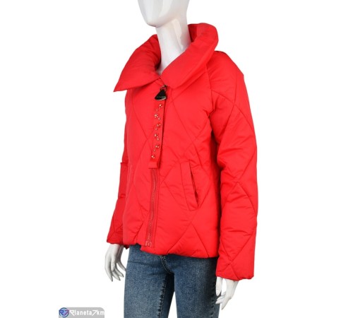 Куртка жіноча на весну/осінь (4 шт. р.сетка M-2XL) червоний  "Kalabok"