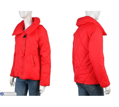 Куртка жіноча на весну/осінь (4 шт. р.сетка M-2XL) червоний  "Kalabok"