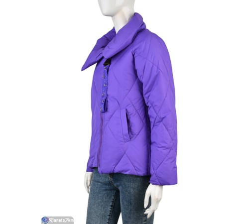 Куртка жіноча на весну/осінь (4 шт. р.сетка M-2XL) фіолетовий  "Kalabok"