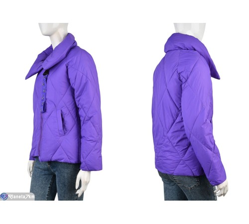 Куртка жіноча на весну/осінь (4 шт. р.сетка M-2XL) фіолетовий  "Kalabok"