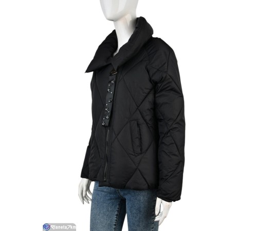 Куртка жіноча на весну/осінь (4 шт. р.сетка M-2XL) чорний  "Kalabok"