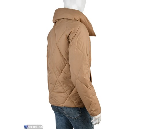 Куртка жіноча на весну/осінь (4 шт. р.сетка M-2XL) коричневий  "Kalabok"
