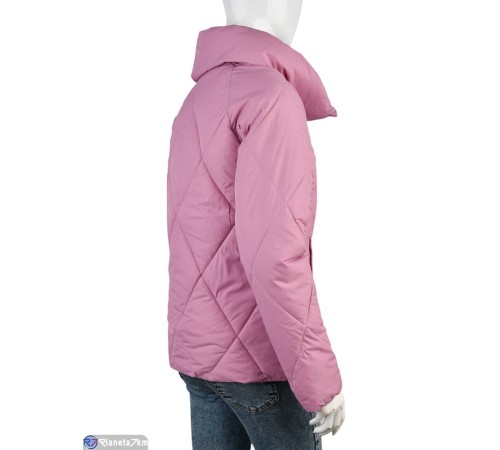 Куртка жіноча на весну/осінь (4 шт. р.сетка M-2XL) рожевий  "Kalabok"