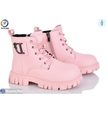 Черевики дитячі на весну/осінь (8 пар р.27-31) рожевий  "Леопард"