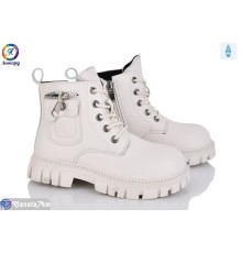 Черевики дитячі на весну/осінь (8 пар р.32-37) бежевий  "Леопард"