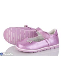 Дитячі туфлі на весну/осінь (24 пар р.22-27) рожевий  "SALIN"