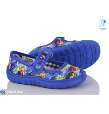 Тапки дитячі на весну/осінь (6 пар р.23-27) синій  "LUXORIS"