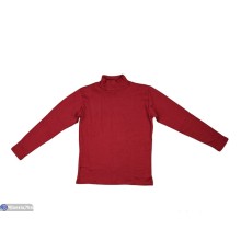 Гольф жіночий на весну/осінь (2 шт. р.сетка 2XL-3XL) бордовий  "VERONIKA"