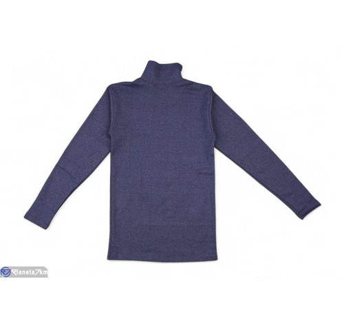 Чоловічий гольф на весну/осінь (4 шт. р.сетка M-2XL) синій  "VERONIKA"