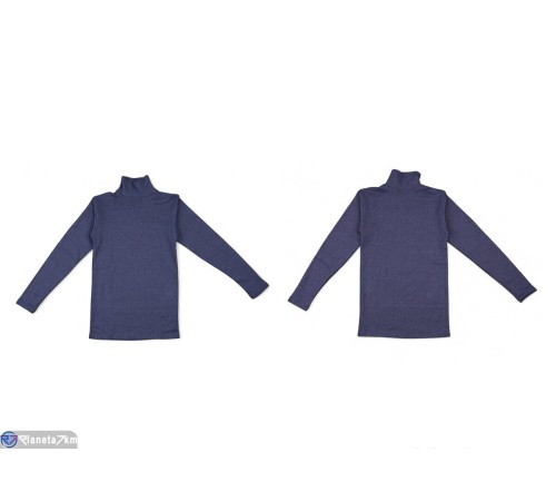 Чоловічий гольф на весну/осінь (4 шт. р.сетка M-2XL) синій  "VERONIKA"