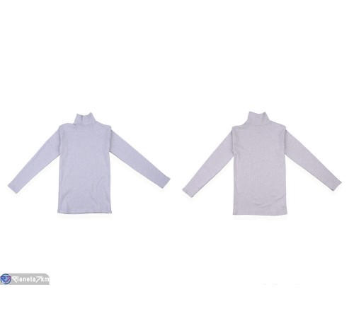 Чоловічий гольф на весну/осінь (4 шт. р.сетка M-2XL) сірий  "VERONIKA"