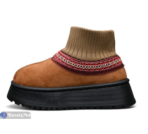 Уггі жіночі на зиму (8 пар р.36-41) коричневий  "LULI"