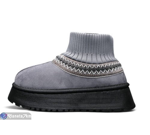 Уггі жіночі на зиму (8 пар р.36-41) сірий  "LULI"