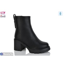 Черевики жіночі на зиму (8 пар р.36-40) чорний  "Gukkcr"