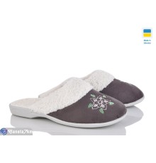 Тапки жіночі на весну/осінь (7 пар р.36-41) сірий  "Ladmir"