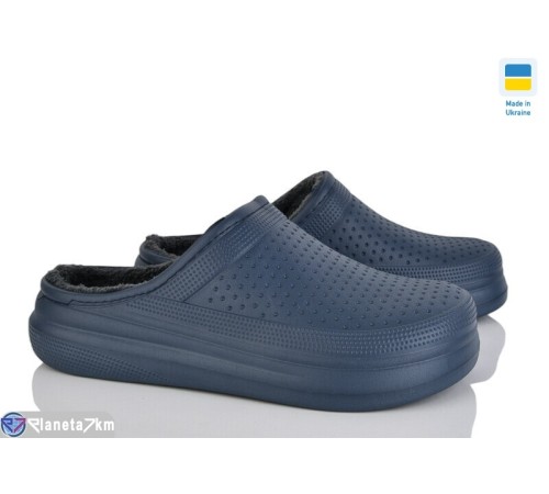 Чоловічі сабо на зиму (6 пар р.41-45) синій  "Ladmir"