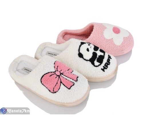 Тапки жіночі на весну/осінь (12 пар р.36-41) мікс  "LUXORIS"