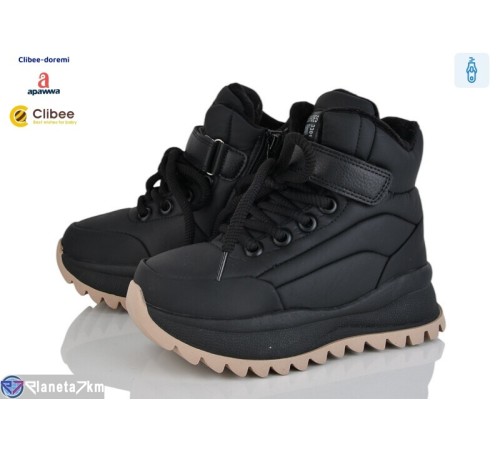 Черевики дитячі на зиму (6 пар р.32-37) чорний  "BELIES-D"