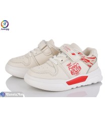 Дитячі кросівки на весну/осінь (8 пар р.26-31) бежевий  "Леопард"