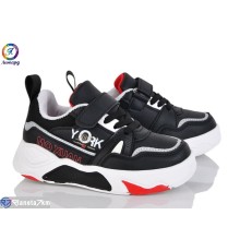 Дитячі кросівки на весну/осінь (8 пар р.26-31) чорний  "Леопард"