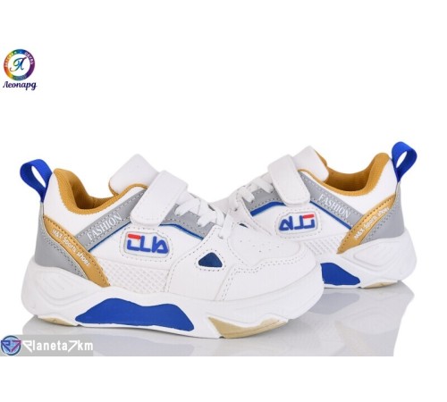 Дитячі кросівки на весну/осінь (8 пар р.26-31) білий  "Леопард"