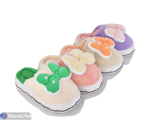 Тапки жіночі на зиму (12 пар р.36-41) мікс  "LINKA"