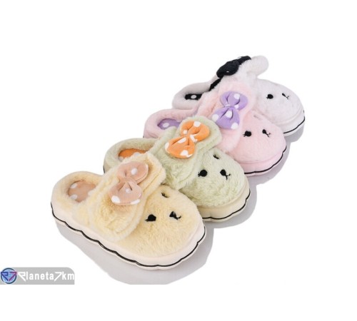 Тапки жіночі на зиму (12 пар р.36-41) мікс  "LINKA"