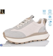 Кросівки жіночі на зиму (8 пар р.36-41) бежевий  "Lilin"