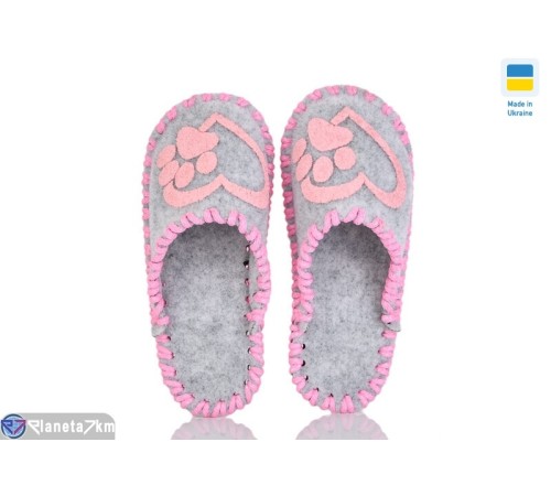 Тапки дитячі на весну/осінь (9 пар р.30-35) сірий  "Activ"