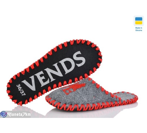 Тапки жіночі на весну/осінь (9 пар р.36-41) сірий  "Activ"