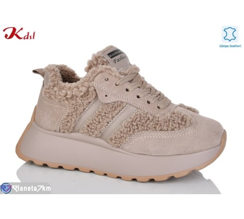 Кросівки жіночі на зиму (6 пар р.36-41) бежевий  "Jiulai-Kadisalun"