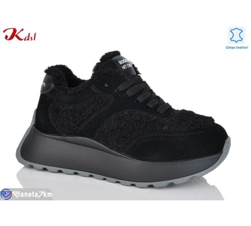 Кросівки жіночі на зиму (6 пар р.36-41) чорний  "Jiulai-Kadisalun"