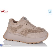 Кросівки жіночі на зиму (6 пар р.36-41) бежевий  "Jiulai-Kadisalun"