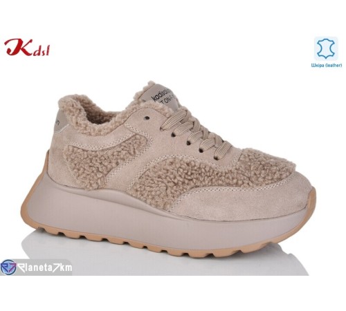 Кросівки жіночі на зиму (6 пар р.36-41) бежевий  "Jiulai-Kadisalun"