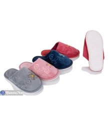 Тапки жіночі на весну/осінь (6 пар р.36-41) мікс  "Ladmir"