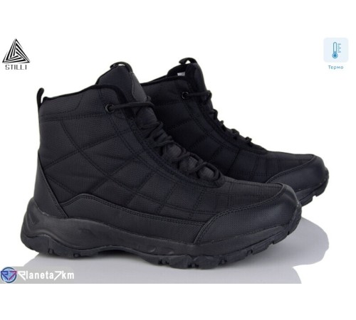 Черевики чоловічі на зиму (8 пар р.41-45) чорний  "STILLI Group"