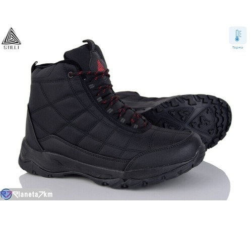 Черевики чоловічі на зиму (8 пар р.41-45) чорний  "STILLI Group"