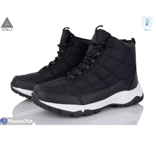 Черевики чоловічі на зиму (8 пар р.41-45) чорний  "STILLI Group"
