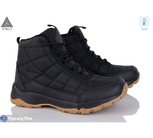 Черевики чоловічі на зиму (8 пар р.41-45) чорний  "STILLI Group"