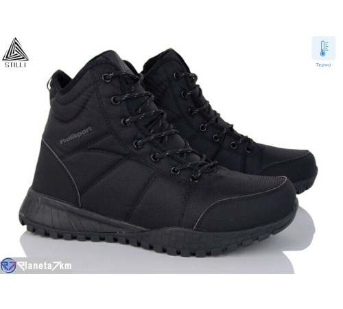 Черевики чоловічі на зиму (8 пар р.41-45) чорний  "STILLI Group"