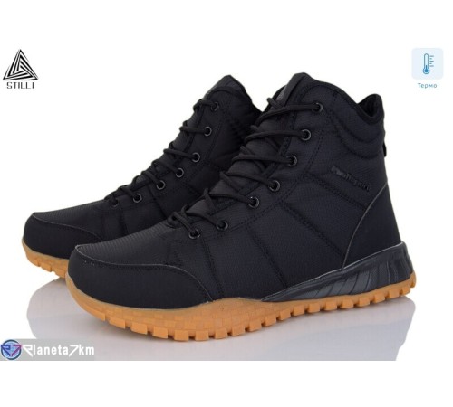 Черевики чоловічі на зиму (8 пар р.41-45) чорний  "STILLI Group"