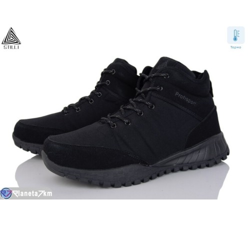 Черевики чоловічі на зиму (6 пар р.46-49) чорний  "STILLI Group"