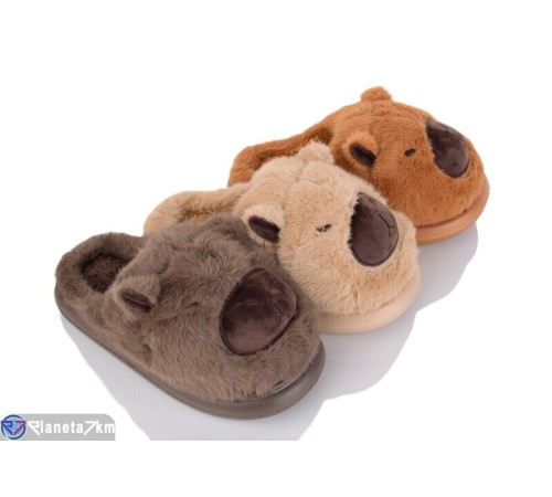 Тапки жіночі на зиму (12 пар р.36-41) мікс  "IEFTIN"