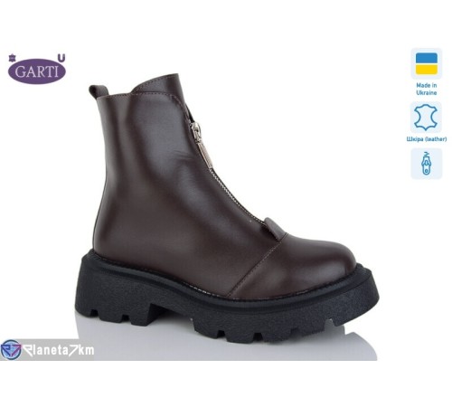 Черевики жіночі на весну/осінь (6 пар р.36-40) коричневий  "Garti"