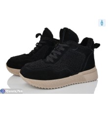 Черевики жіночі на зиму (6 пар р.36-41) чорний  "Kenoa"