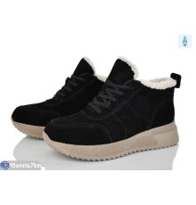 Черевики жіночі на зиму (6 пар р.36-41) чорний  "Kenoa"