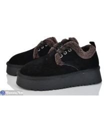 Туфлі жіночі на зиму (6 пар р.37-42) чорний  "Kenoa"