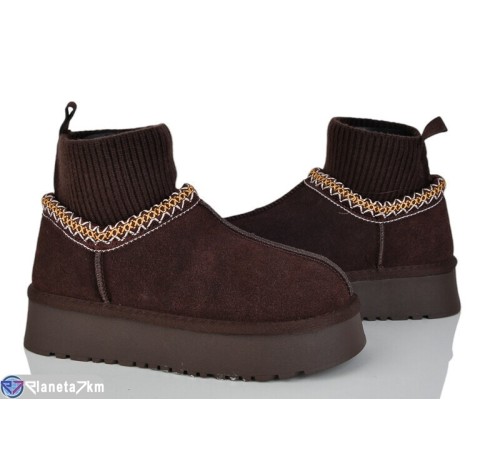 Уггі жіночі на зиму (8 пар р.37-42) коричневий  "Kenoa"