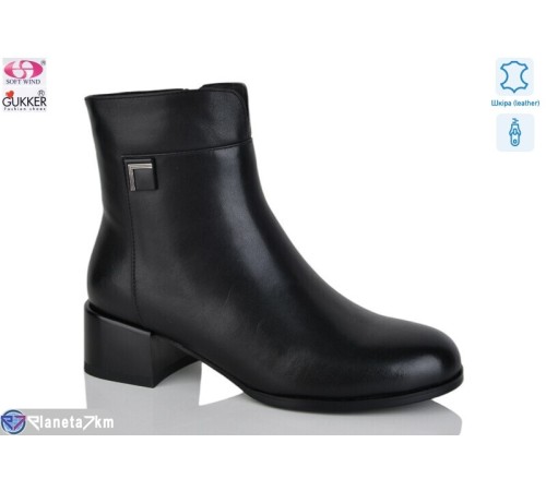 Черевики жіночі на весну/осінь (8 пар р.36-40) чорний  "Gukkcr"